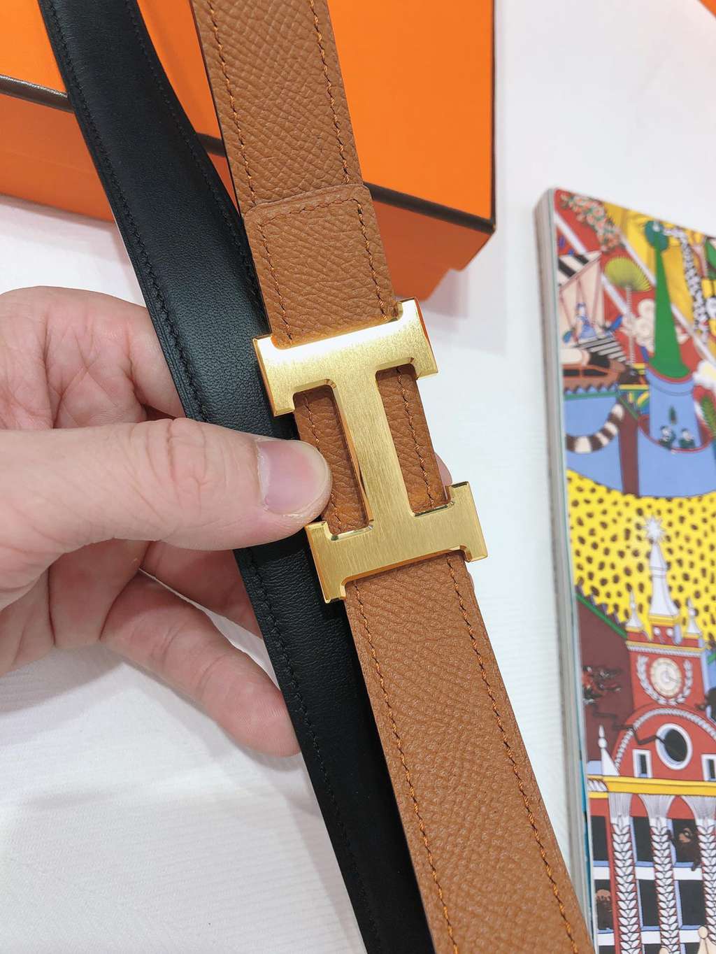 H**mes belts 24mm